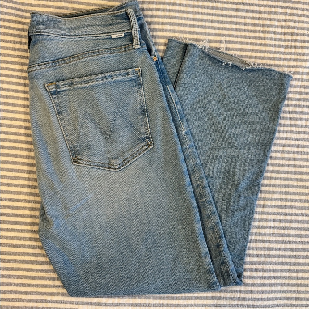 MOTHER The Tripper ankle fray jeans in the color Cat Daddy - size 31 - Picture 4 of 8
